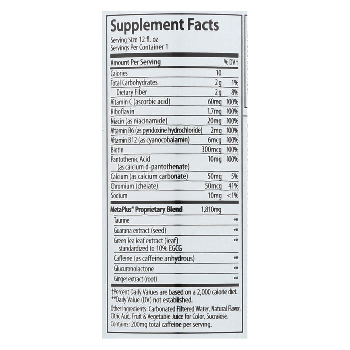 Celsius Sparkling Wild Berry Dietary Supplement Case