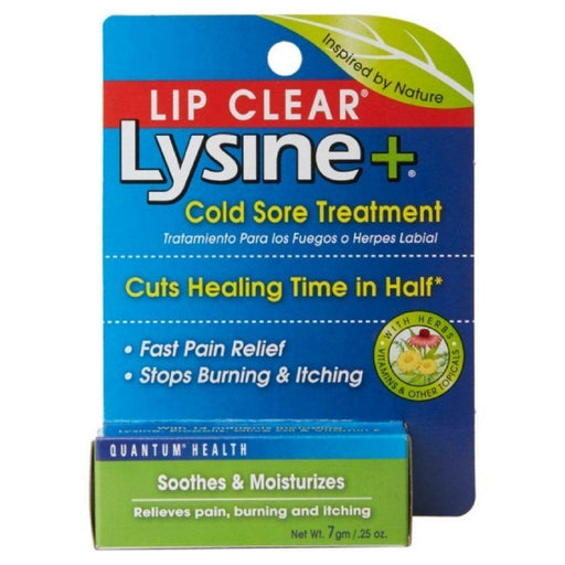 Quantum Health Quantum Health Lysine Plus Cold Sore Treatment Lip Clear Ointment By 0.25 Oz Lip Balms & Treatments