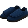 Silvert s Silvert s Adaptive Clothing & Footwear Men Double-Extra Wide Slip-Resistant Slippers For Seniors 12 XX-Wide Navy/Black Shoes