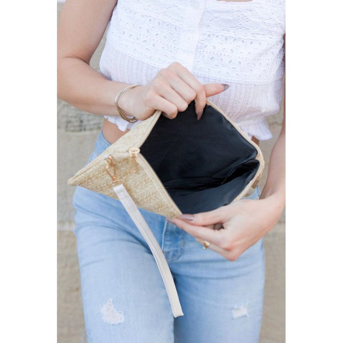 Daisy Wristlet Clutch