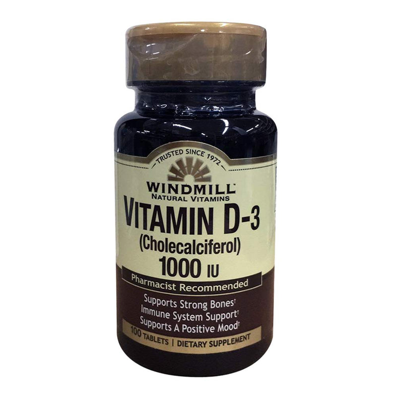 Windmill Windmill Natural Vitamin D 1000, Tablets Vitamins & Supplements