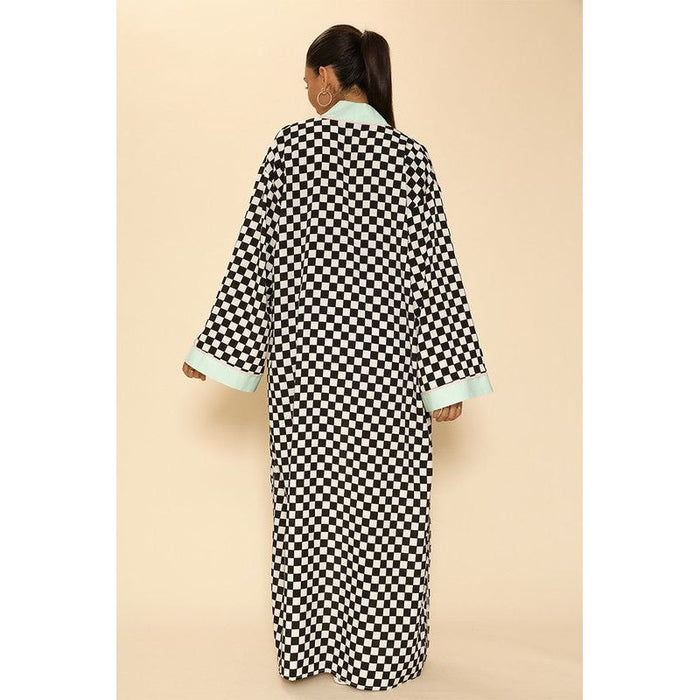 Checkered Kimono