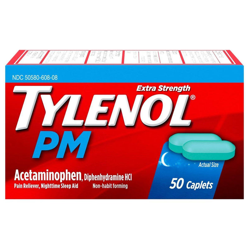 Tylenol PM Tylenol PM Extra Strength Nighttime Pain Reliever & Sleep Aid Caplets, 500 Mg Personal Care