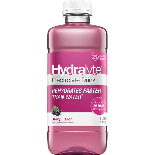 Hydralyte Hydralyte Oral Electrolyte Solution Berry Flavor, 33.8 Oz Fitness & Nutrition