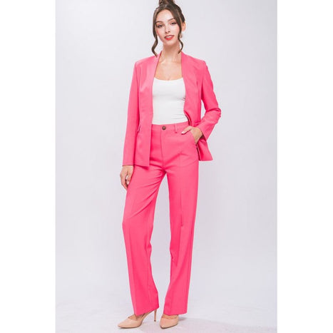 Formal Straight Leg Blazer Pants