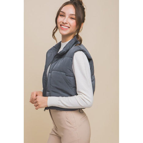 Puffer Vest With Pockets