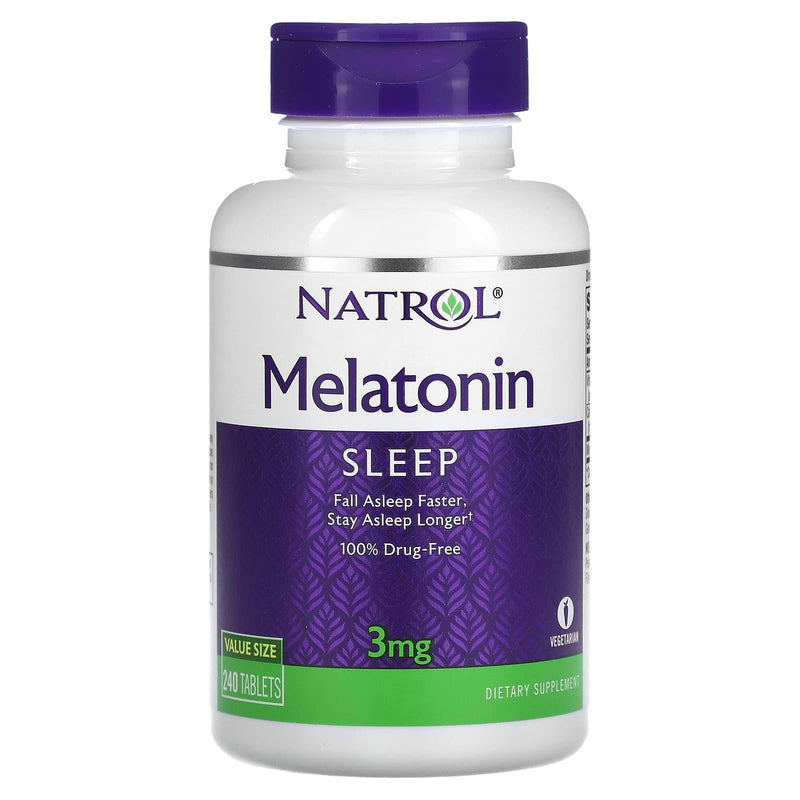 Natrol Natrol® Melatonin – 3 mg – Tablets Vitamins & Supplements