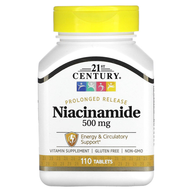 21st Century 21st Century Niacin 500mg Prolonged Release, Heart Health Support, 110 Tablets Vitamins & Supplements