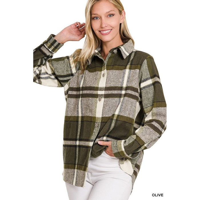 Yarn Dyed Plaid Shacket