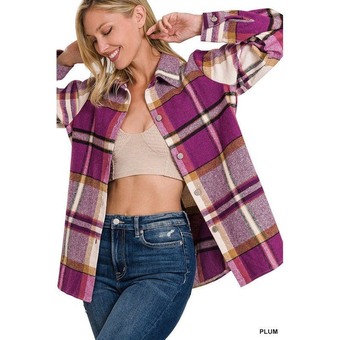 Yarn Dyed Plaid Shacket