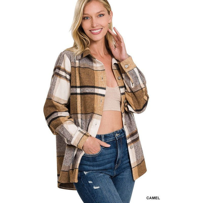 Yarn Dyed Plaid Shacket