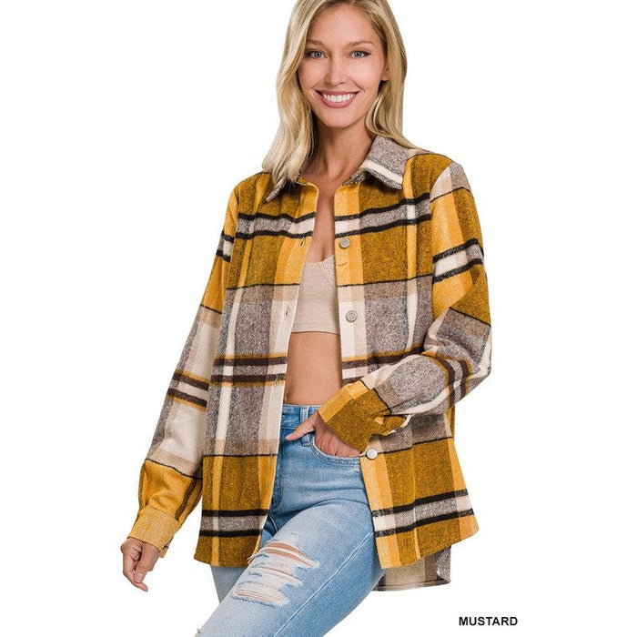 Yarn Dyed Plaid Shacket