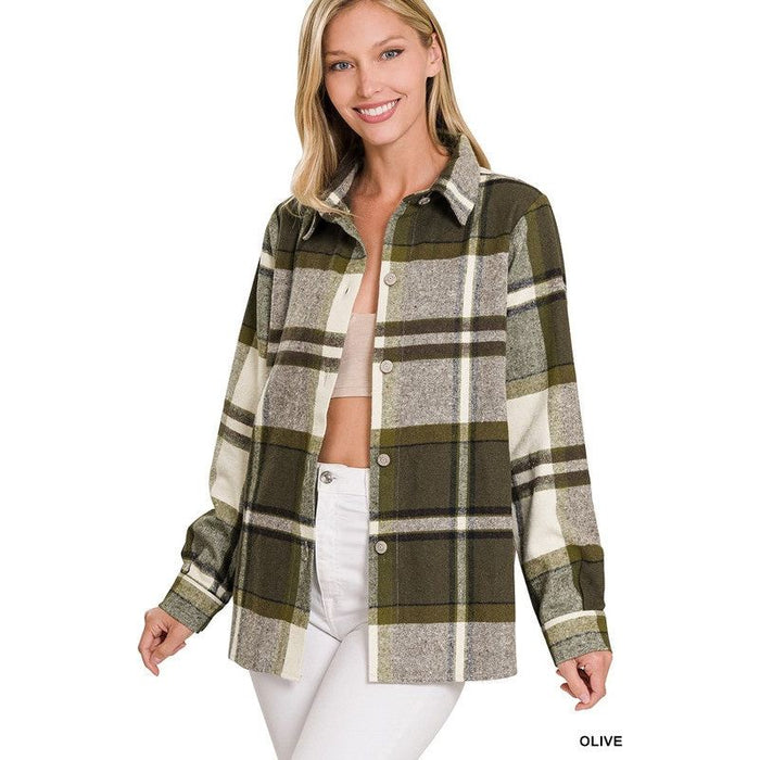 Yarn Dyed Plaid Shacket