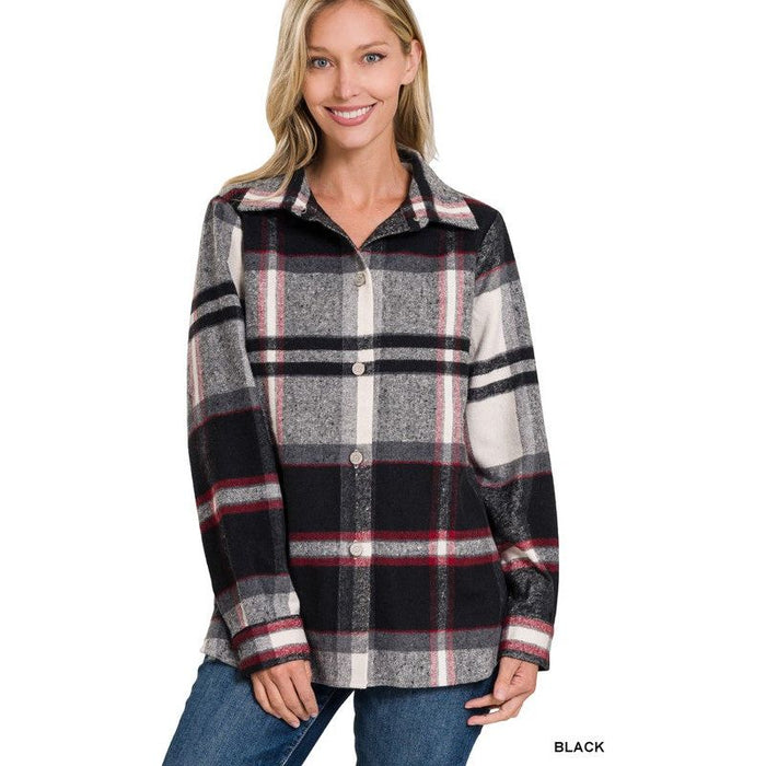 Yarn Dyed Plaid Shacket