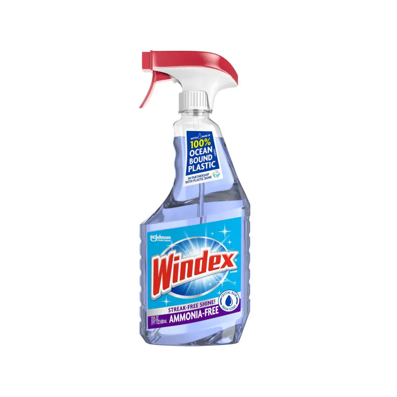 Windex Windex Glass Cleaner, Ammonia Free, Crystal Rain Fresh Scent 23 Fl Oz Glass Cleaners White Smoke