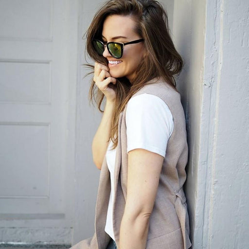 zeroUV Oversize Women's Flash Mirror Lens Cat Eye Sunglasses A286 Sunglasses