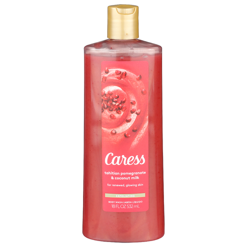 Caress Caress Body Wash – Tahitian Pomegranate & Coconut Milk (20 Fl Oz) Body Wash