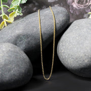 Bids.com 14k Yellow Gold Round Box Chain 1.35 mm Necklaces