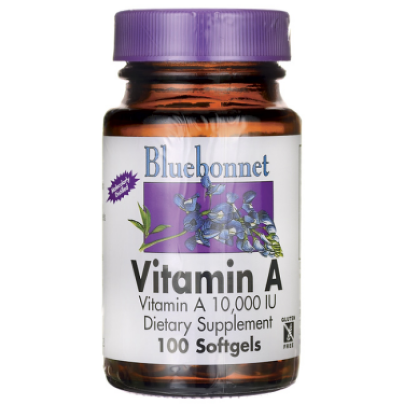 Bluebonnet Nutrition Bluebonnet Nutrition Vitamin A, 3,000 Mcg, 100 Softgels Vitamins & Supplements
