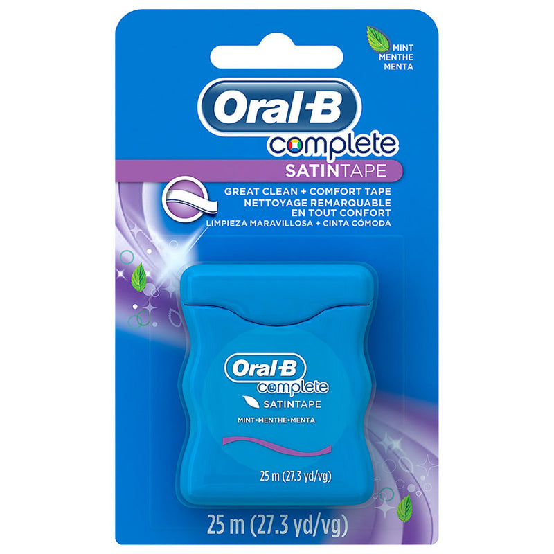 Oral-B Oral-B Complete Satin Tape Dental Floss, Mint, 25 M Dental Floss