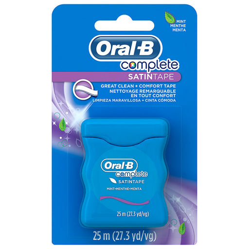 Oral-B Oral-B Complete Satin Tape Dental Floss, Mint, 25 M Dental Floss