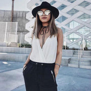 zeroUV Oversize Thin Cross Brow Mirrored Flat Lens Sunglasses A545 Sunglasses