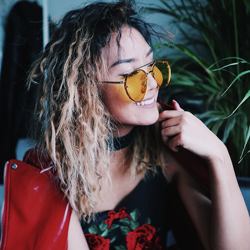 zeroUV Retro Modern Rimless Flat Color Lens Aviator Sunglasses A826 Sunglasses