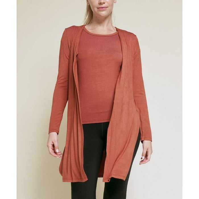 Bamboo Long Cardigan