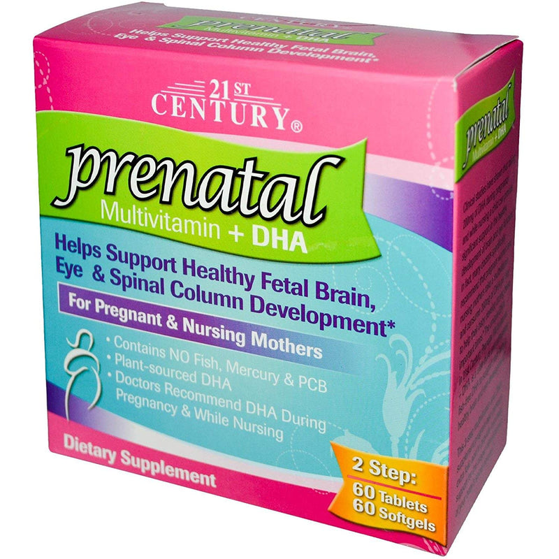 21st Century 21st Century Prenatal Multivitamin + Dha Kit  Tablets Softgels 120Ct Vitamins & Supplements