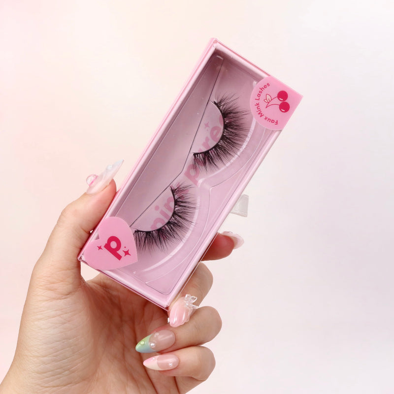 Pink Purée Sweetheart Faux Mink Lashes