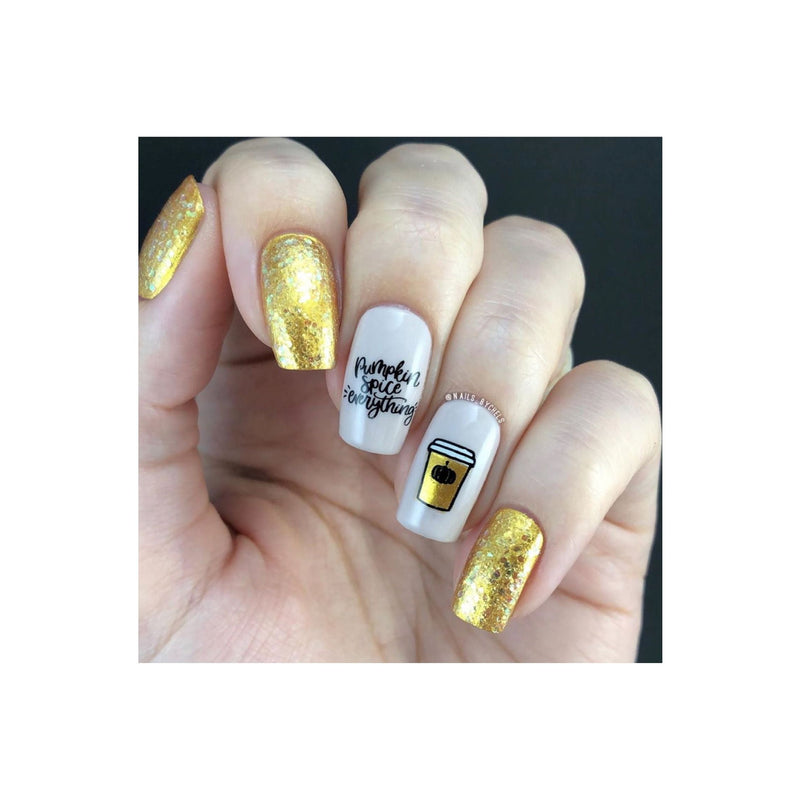 UberChic Beauty Hello Fall & Pumpkin Spice Stamping Plate