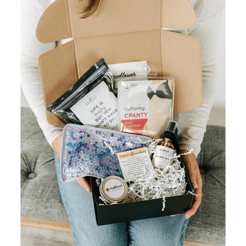 Sunflower Motherhood C-Section Recovery Box Postpartum Gift