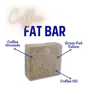 FATCO Skincare Products Coffee Fat Bar, 4 Oz