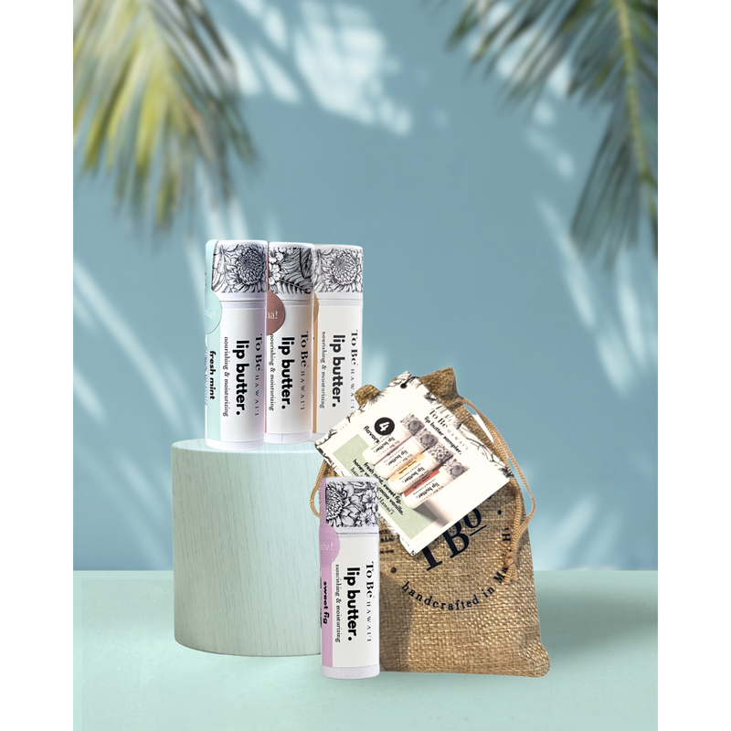 To Be Organics Mainland Flavors Lip Butter Gift Bundle Skin Care