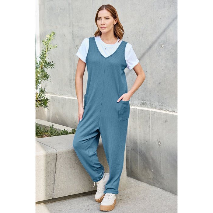 Double Take Sleeveless Straight Jumpsuit