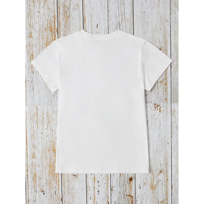 Mama Round Neck Short Sleeve T-Shirt