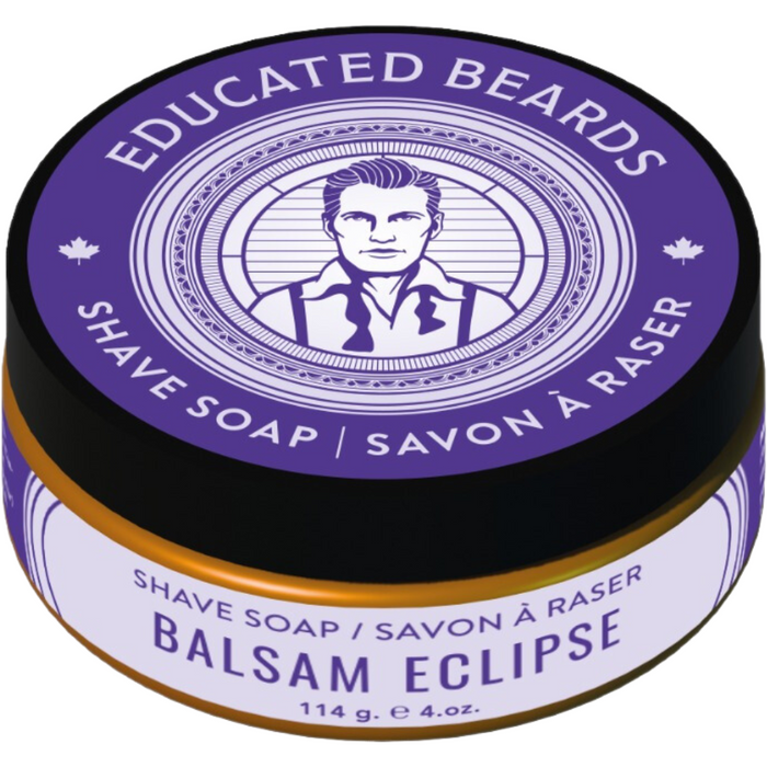 Educated Beards Balsam Eclipse Shave Soap 4 oz