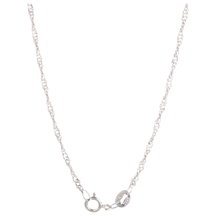 Round Knot Pendant Necklace with Cubic Zirconia