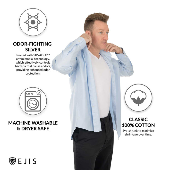 Crew Neck Cotton Sweat Proof Undershirt For Men by Ejis