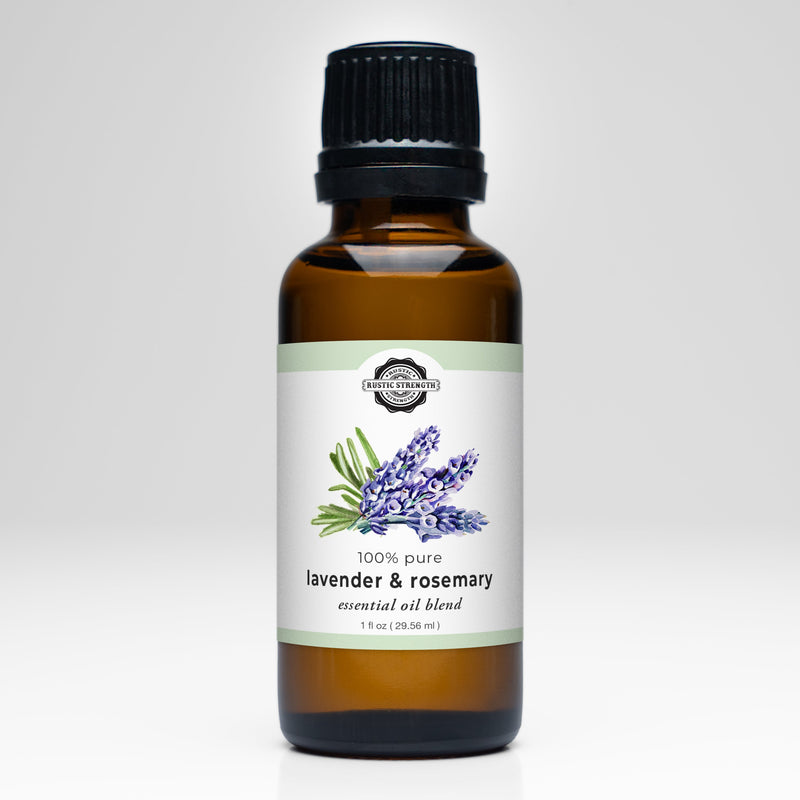 Rustic Strength Lavender & Rosemary Essential Oil Blend Scent