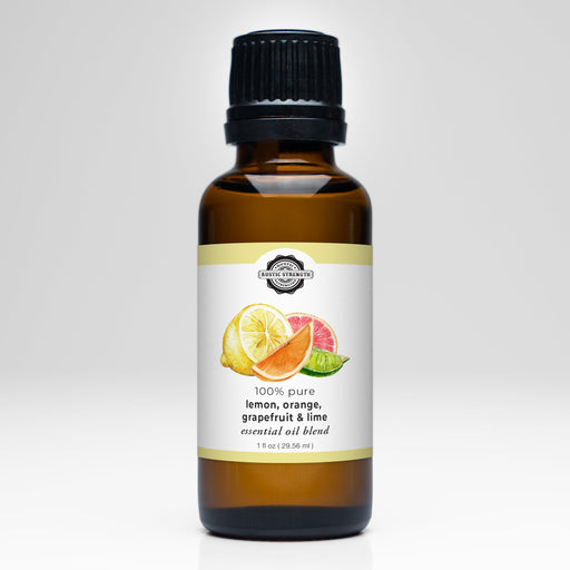 Rustic Strength Lemon, Orange, Grapefruit & Lime Essential Oil Blend Scent