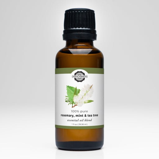 Rustic Strength Rosemary, Mint & Tea Tree Essential Oil Blend Scent