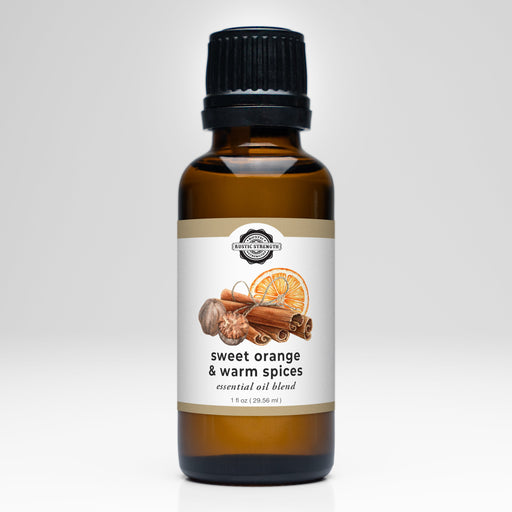 Rustic Strength Sweet Orange & Warm Spices Essential Oil Blend Scent