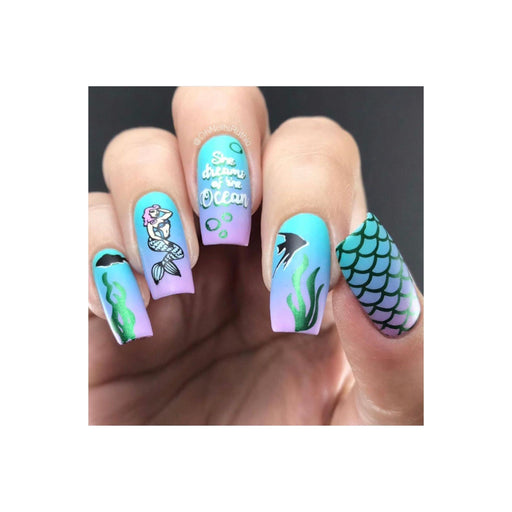UberChic Beauty Mermaid Life Stamping Plate