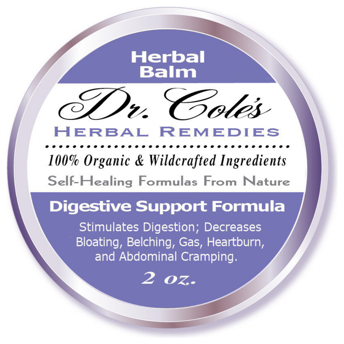 Dr. Cole's Organic Digestive Support Herbal Balm