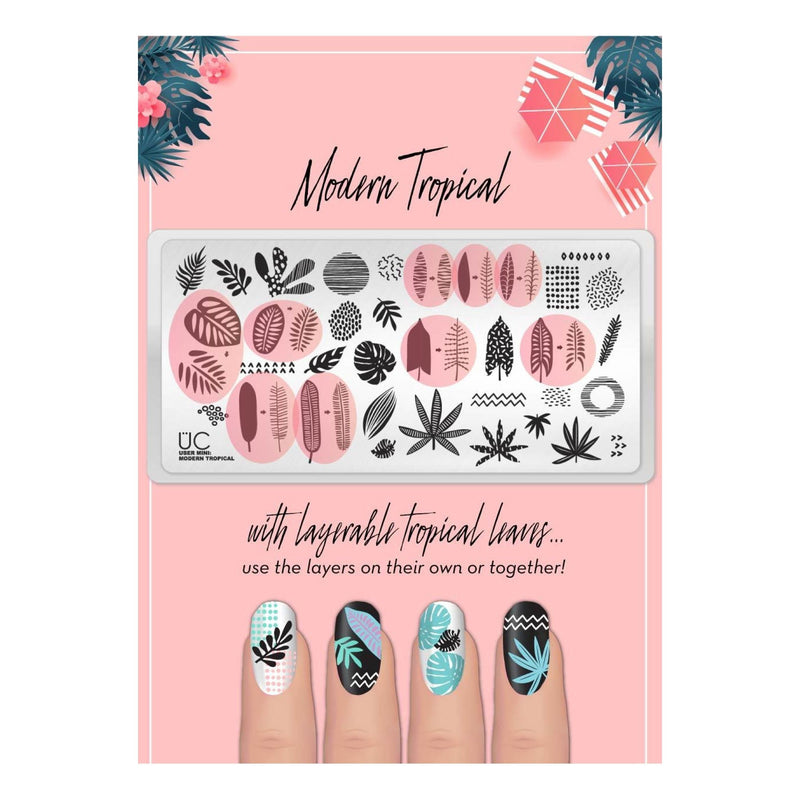 UberChic Beauty Modern Tropical Stamping Plate