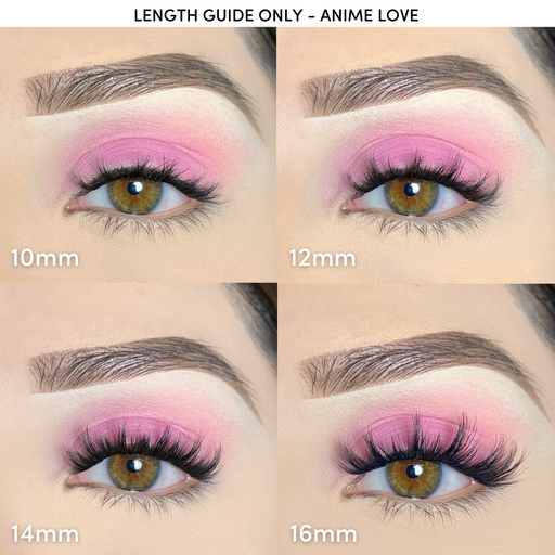 Pink Purée Anime Love Multi-pack DIY Lashes