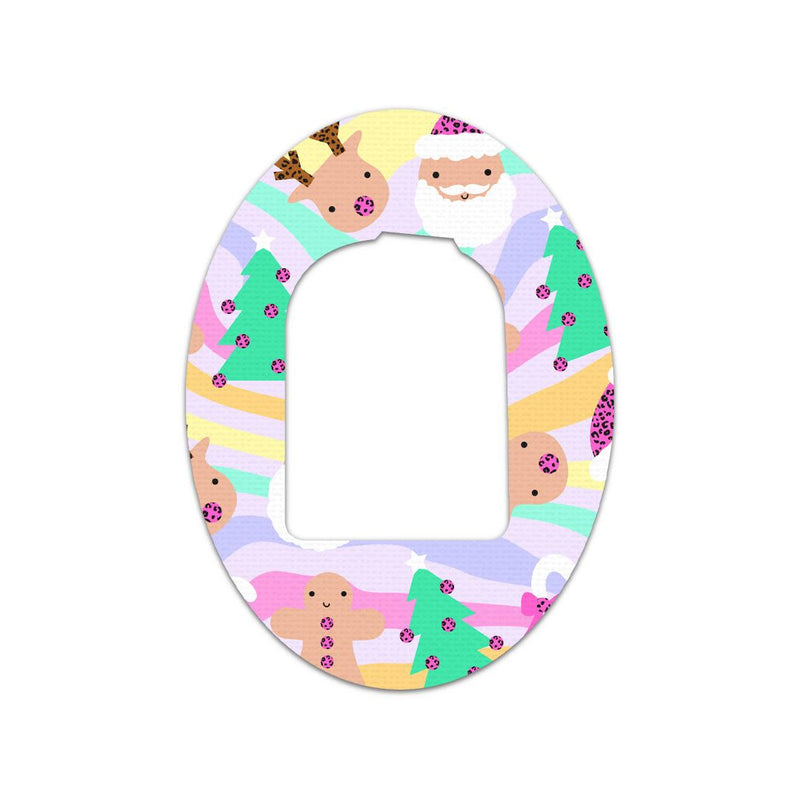 Peelz Christmas Pastel Pod Patch Tape - Pump Peelz Patch Medical Tape