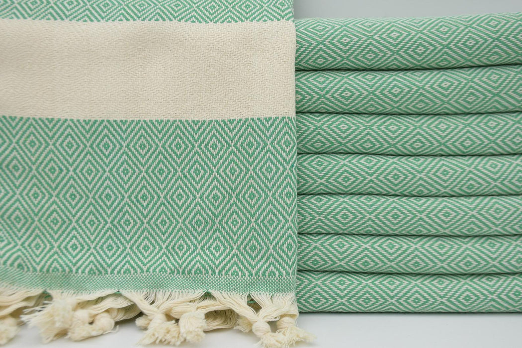 VENICE GREEN TURKISH TOWEL