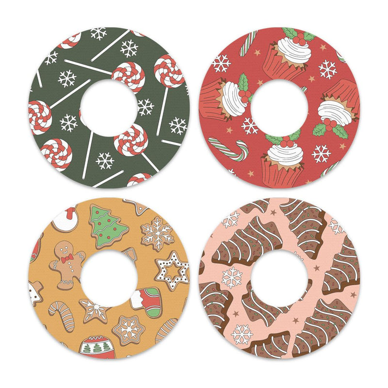 Peelz Christmas Treats Variety FreeStyle Libre 3 Plus & Lingo  Patch Tape - Pump Peelz Patch Medical Tape